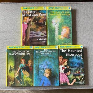 Nancy Drew Mystery Story books (5)